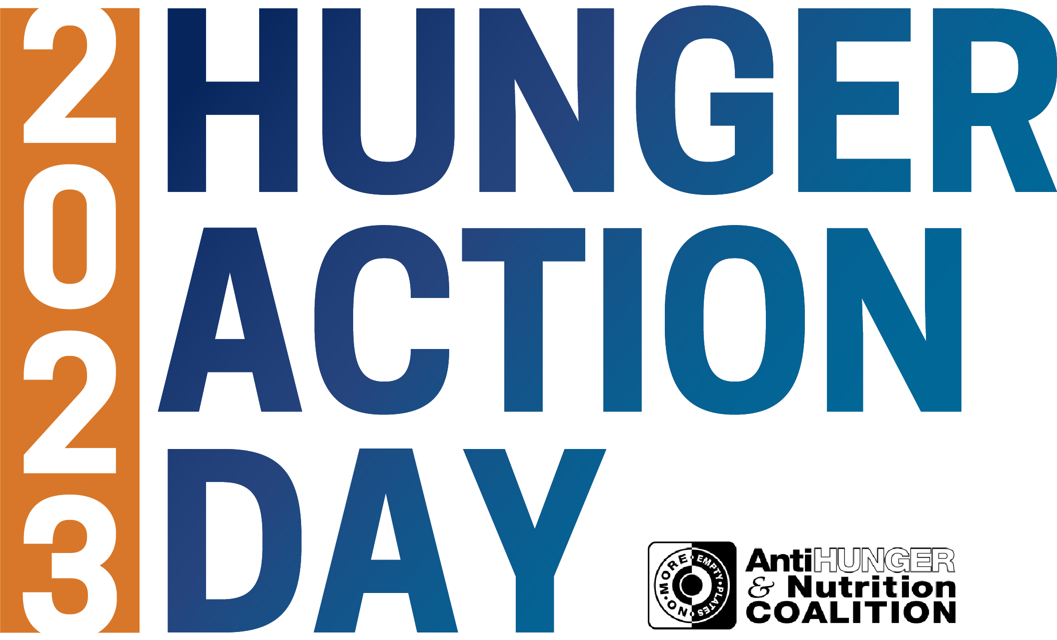 Hunger Action Day 2023 + Anti-Hunger & Nutrition Coalition logo