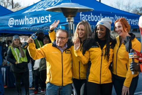 KING5 reporters wave to the camera