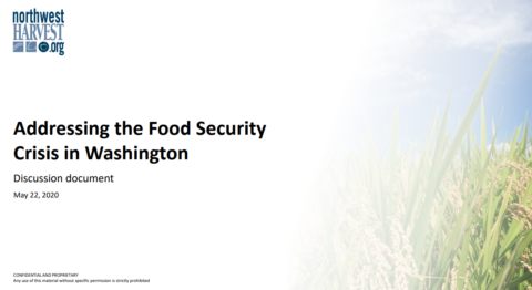 Addressing the Food Security Crisis in Washington