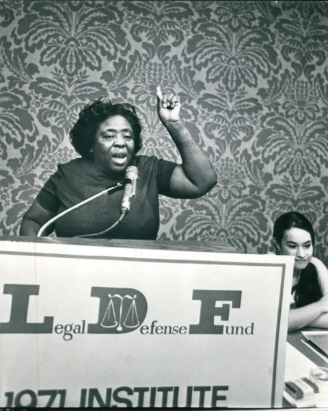 Fannie Lou Hamer, photographed in 1971